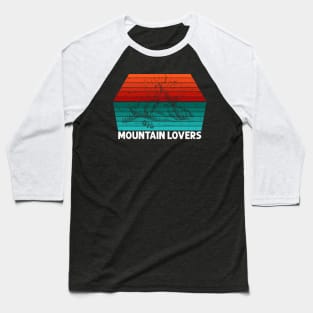 Mountain Lovers Baseball T-Shirt